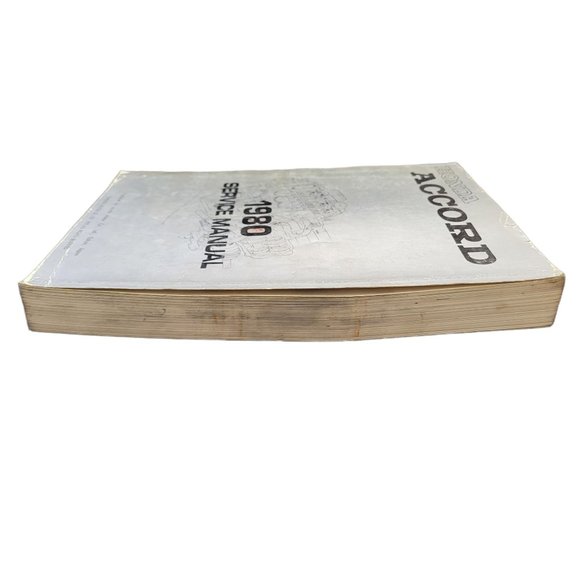 1980 Honda Accord Service Manual Automotive Repair Shop Book First Edition - Picture 4 of 12